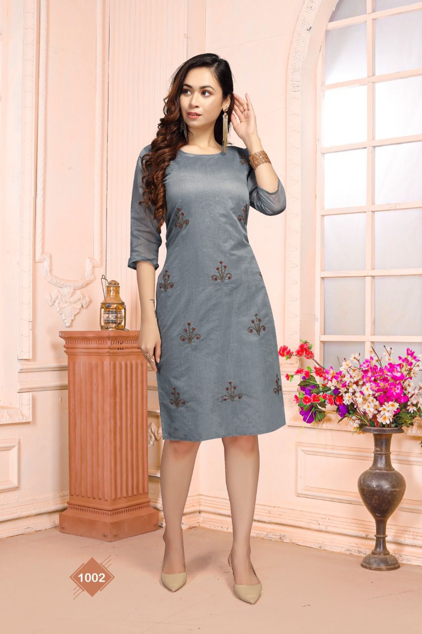 Rangoli 1001 Fancy Regular Wear Designer Kurti Collection